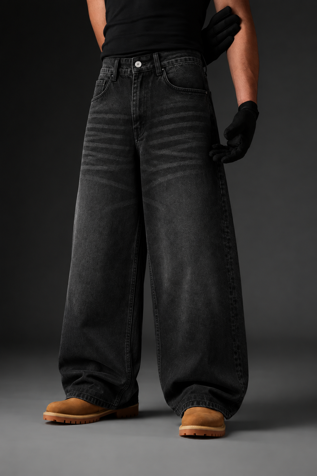 SHADOW-CAST BARREL FIT JEANS