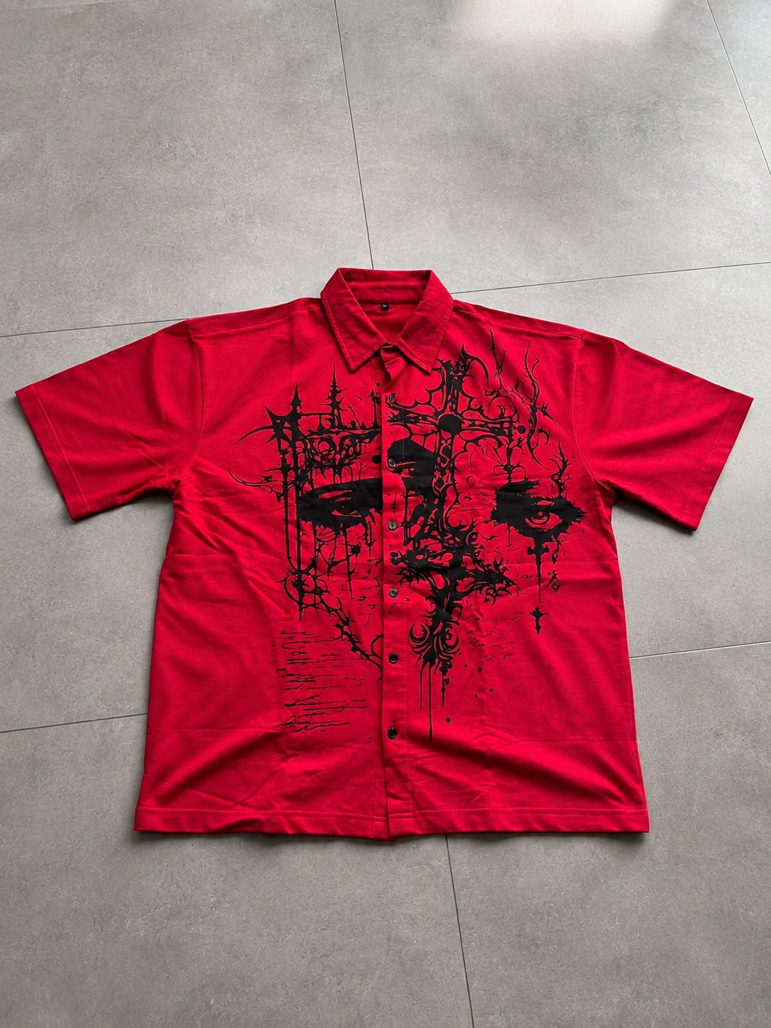 THE "WARNING SIGN" OVERSIZED SHIRT