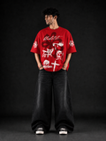 BLOODSHOT ART OVERSIZED TEE