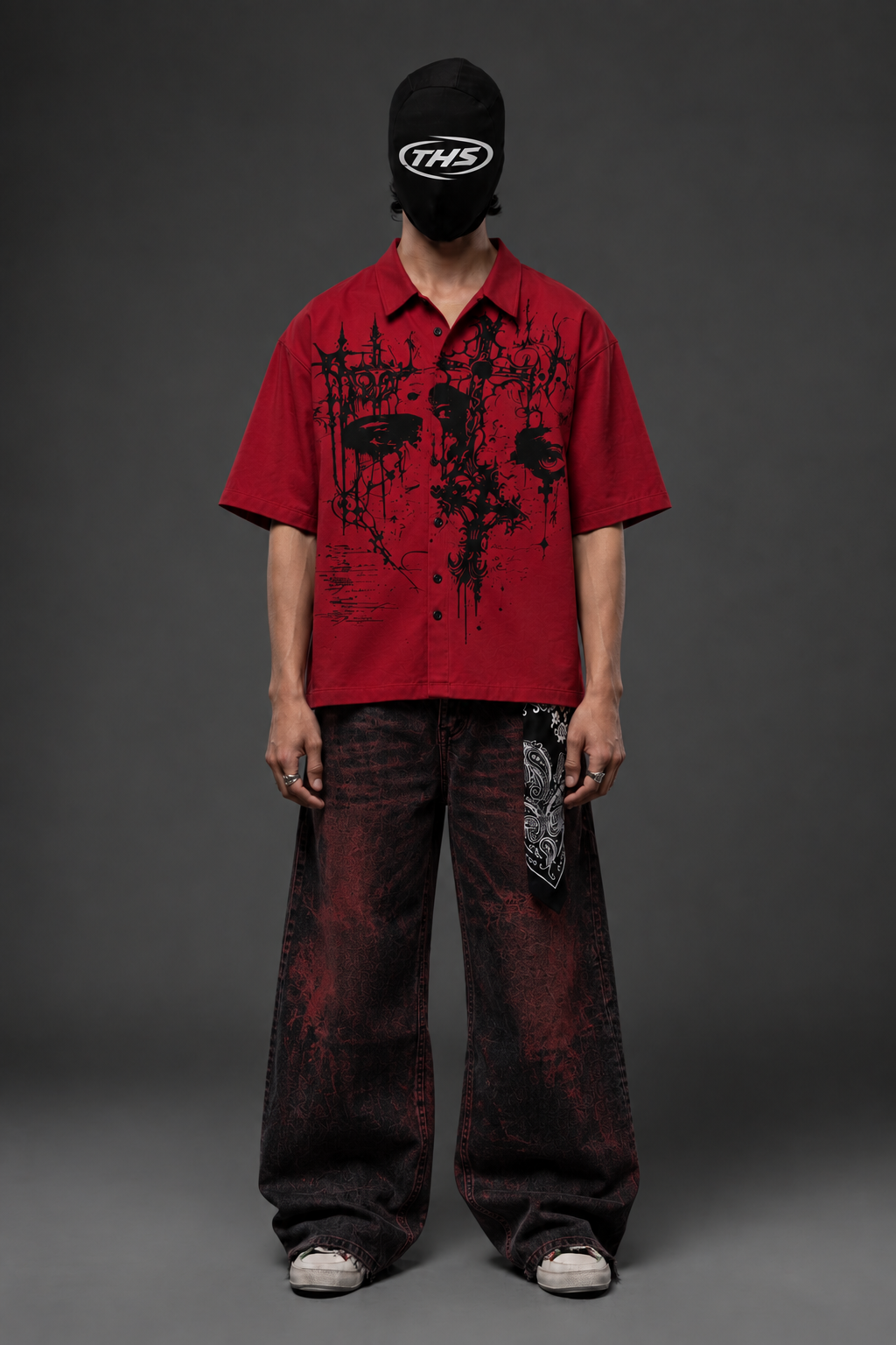 THE "WARNING SIGN" OVERSIZED SHIRT