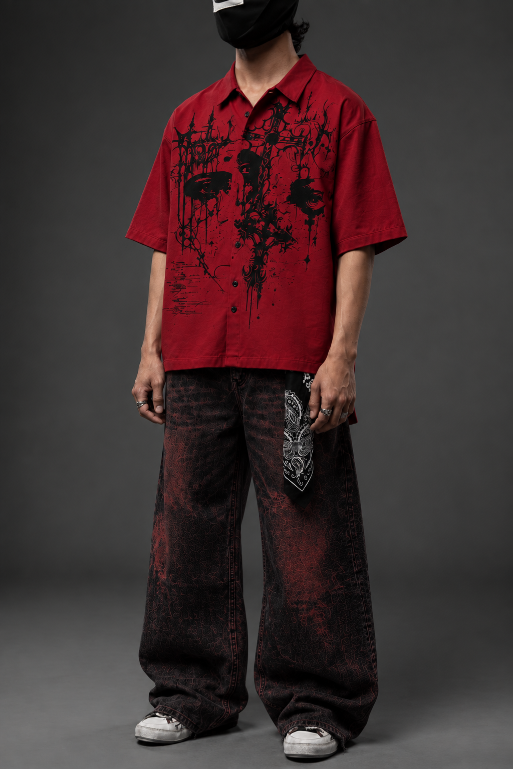 THE "WARNING SIGN" OVERSIZED SHIRT