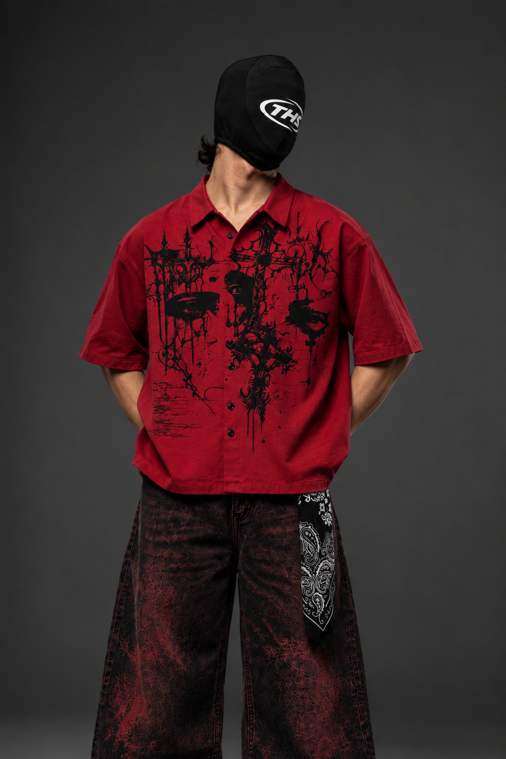THE "WARNING SIGN" OVERSIZED SHIRT
