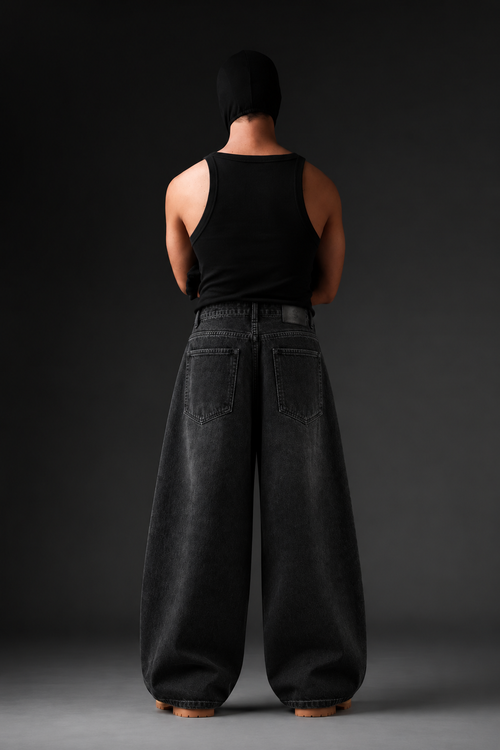 SHADOW-CAST BARREL FIT JEANS