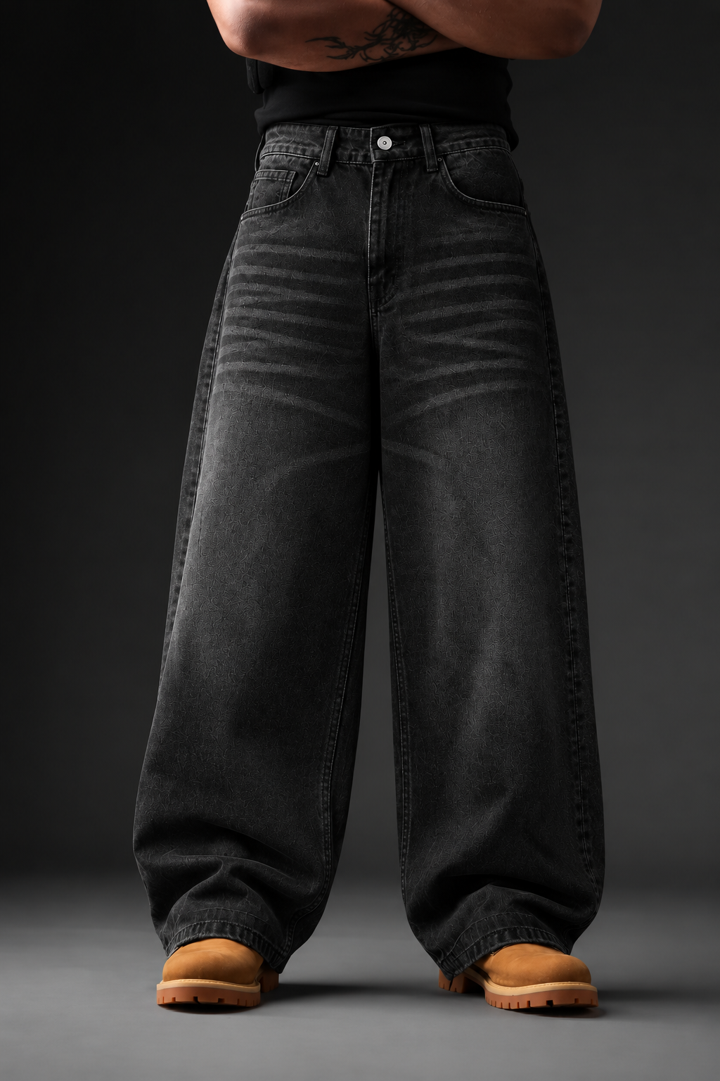 SHADOW-CAST BARREL FIT JEANS